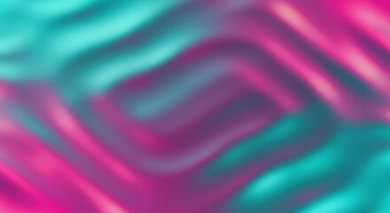 Abstract Color Fusion: Vibrant, abstract backdrop of interwoven turquoise and magenta hues, seamlessly blending in a dynamic dance of color and light.