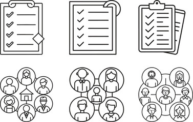 set of icons for business, , Dog vector and illustration on white background Ai Generated