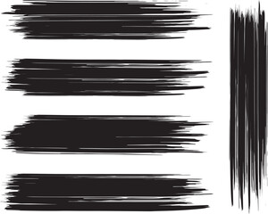 Black brush strock whith background 