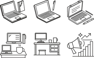 computer icons vector illustration, computer icons set, computer icons, 