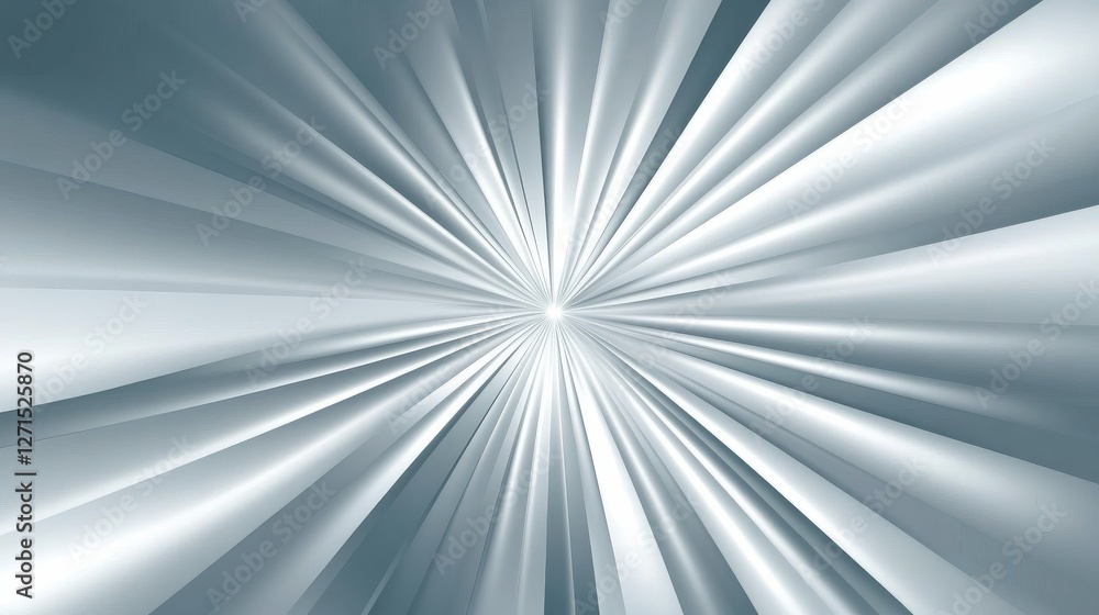 Poster abstract metallic burst pattern with radiating lines for dynamic background concept