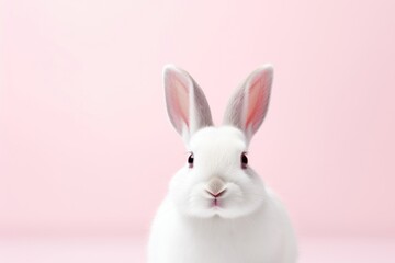 Fototapeta premium Rodent animal mammal white.