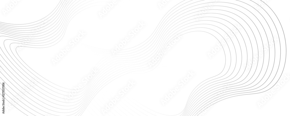Poster abstract white and gray color geometric shape and lines seamless pattern transparent background desi