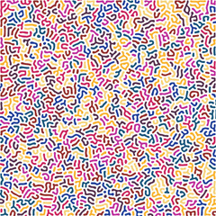 ABSTRACT COLORFUL LINES TURING PATTERN ROUGH DESIGN REACTION DIFFUSION BACKGROUND VECTOR GOOD FOR WALLPAPER, COVER,POSTER 