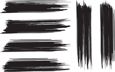 Black brush strock whith background 