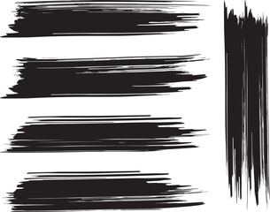 Black brush strock whith background 