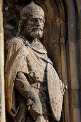 Byrhtnoth Sculpture at All Saints Church in Maldon, Essex