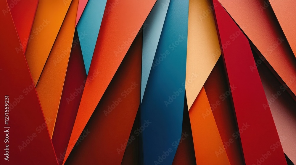 Poster geometrical smashing shapes an abstract background featuring a dynamic arrangement of geometrical sh