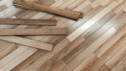 Large luxury modern bright interiors Living room mockup illustration 3D rendering image