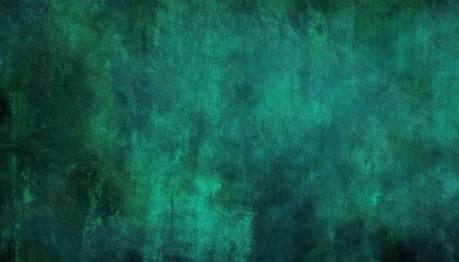 Fototapeta premium deep emerald green textured abstract background with grunge effect, artistic canvas for digital design, print, and branding