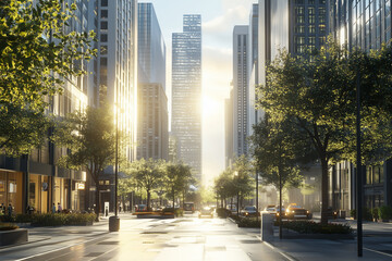 modern office building