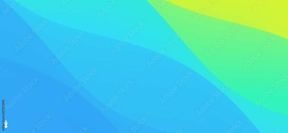 Wall mural abstract wavy background with modern gradient colours and texture effect. vector illustration for br