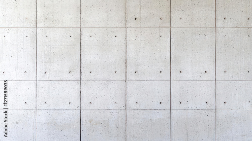 Poster light grey concrete wall texture with subtle grid pattern