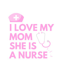 International Nurses Day card - Illustration. T-shirt design, card, poster.