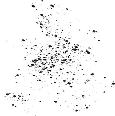 Paint splashes, blood drops, grunge texture. Vector graphics realistic dirty background