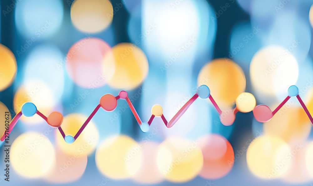 Aufkleber exploring business data visualization: unraveling insights through analytics and growth trends in to