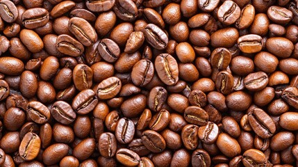 Roasted coffee beans background texture (1)