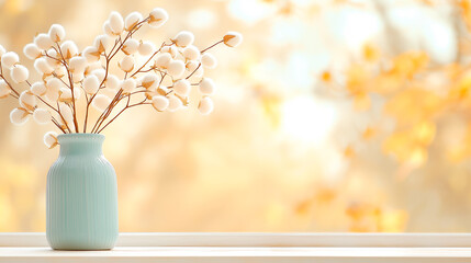 Close-up illustration of cotton in an organic field, sustainable agriculture, natural textures, detailed realism. minimalism, premium, space