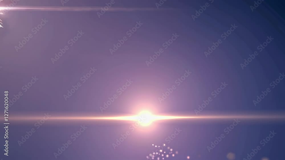 Poster magic light particle with flare video animated background