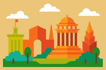 Fototapeta premium taj mahal agra india