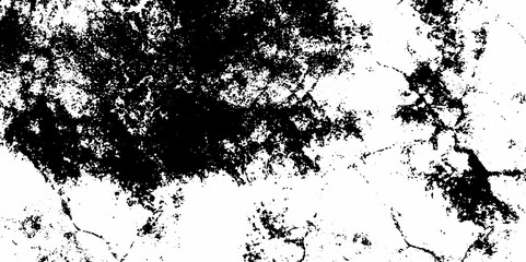 Black and white paint overly distressed grunge crack and scratch dirty wall texture. old paper background. pattern of ink line, splashes wall background. black, white scratch transparent background.