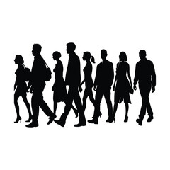 Fototapeta premium people working silhouette design on a white background