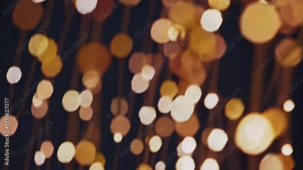 Poster magic light particle with flare video animated background