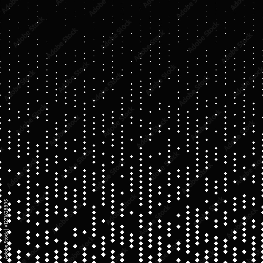 Poster black and white repeating geometric diagonal square pattern background