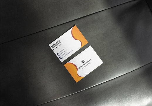 Business Card Templates for Design Mockup. Rough texture. Vertical / horizontal. EU size 85x55