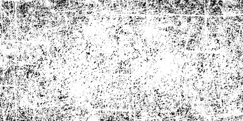 White and black paint overly distressed grunge crack and scratch dirty wall texture. old paper background. pattern of ink line, splashes wall background. black, white scratch transparent background.