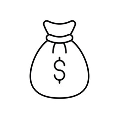 Money Bag vector icon