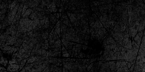 Abstract black grunge overly grains and concrete stone crack wall background. black slate stone wall background pattern with high resolution. black marble texture. black paper texture.