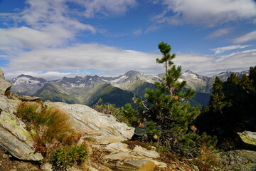 Valle Aurina or Ahrntal located in in northern Italy