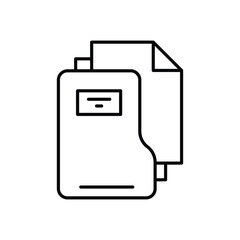 Business File vector icon