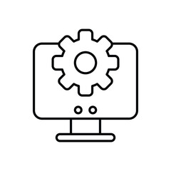 Seo Presentation vector icon