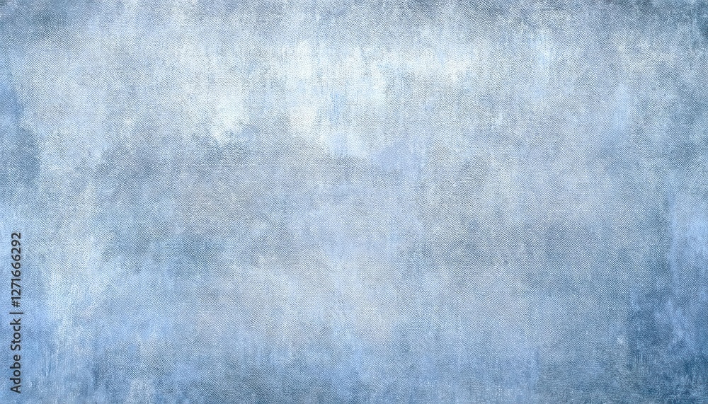 Poster textured blue painted canvas background with soft gradient, artistic grunge surface for digital desi