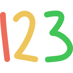 handdrawn doodle school 123