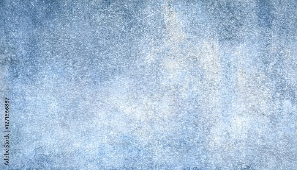 Poster textured blue painted canvas background with soft gradient, artistic grunge surface for digital desi