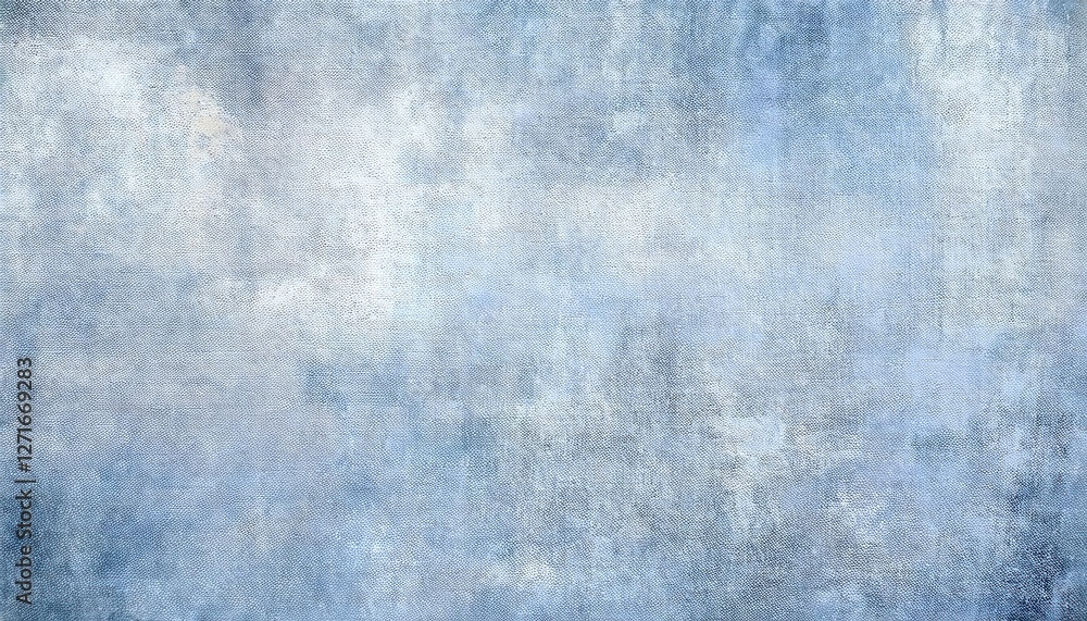 Poster textured blue painted canvas background with soft gradient, artistic grunge surface for digital desi