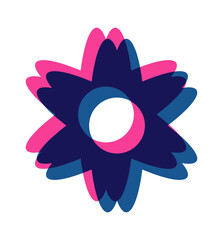 Riso flower form creative geometry