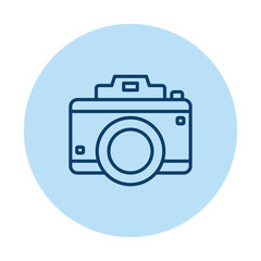 Digital camera pentaglow, vector, pixel perfect, illustrator file 
