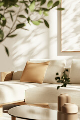 Discover the Essence of Modern Lifestyle: A Cozy and Inviting Living Room Featuring Minimalist Designs and Natural Elements for Ultimate Comfort and Aesthetic Appeal