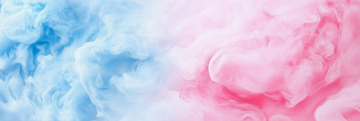 Fototapeta premium pink and blue smokey background with a pink and blue swirl. The smokey background is a representation of the smoke that is often seen in the air during a fire