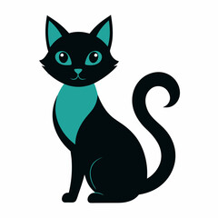 black and white cats