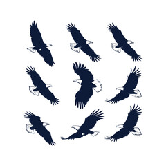Eagle Silhouette Vector Pack