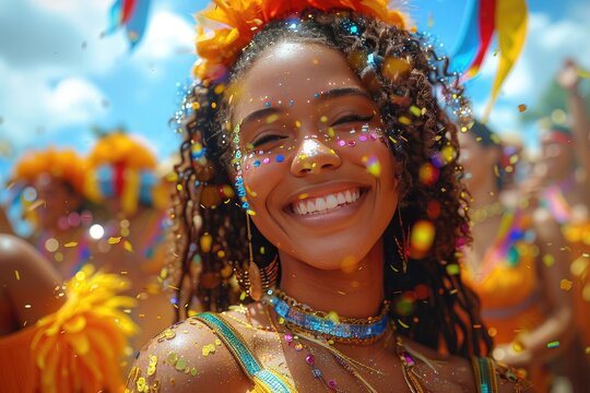 Juneteenth celebrations in the United States with parades, music performances