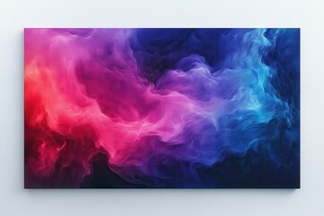 Deep crimson azure obsidian textured canvas with abstract chaotic hue gradient for modern art enthusiasts and designers seeking unique background visuals