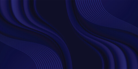 Premium background design with diagonal dark blue stripes pattern. Vector horizontal template for digital luxury business banner.  eps 10