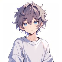アニメ調の美青年の切り抜き用素材