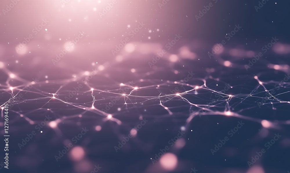 Aufkleber artistic interpretation of artificial intelligence featuring vibrant visuals.